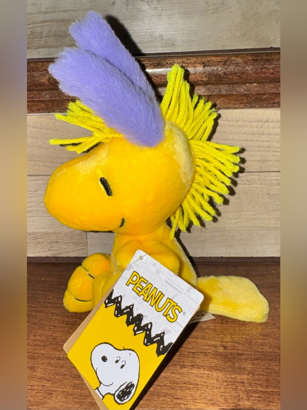 Cute 🥰 Peanuts Woodstock  9” Easter 🐣 wearing Bunny 🐰 Ears plush toy by Aurora